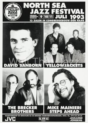 North Sea Jazz Artist Poster 1993 Mozaique David Sanborn