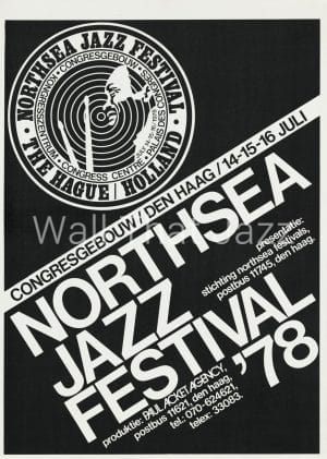 North sea Jazz Artist Poster 1978 Logo