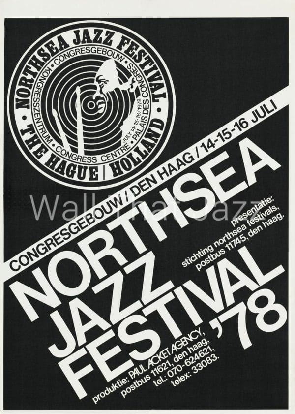 North sea Jazz Artist Poster 1978 Logo