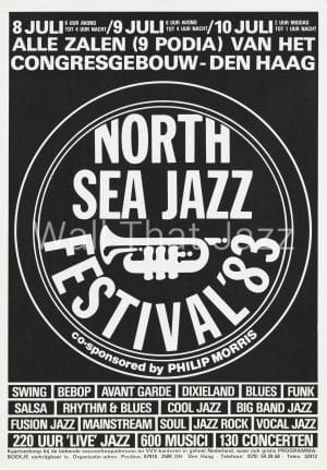 North Sea Jazz Artist Poster 1983 Logo