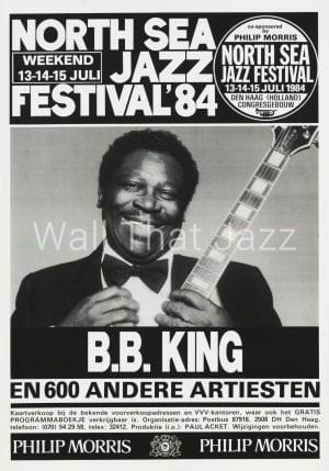 North Sea Jazz Artist Poster 1984 BB King