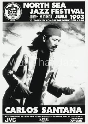 North Sea Jazz Artist Poster 1993 Carlos Santana