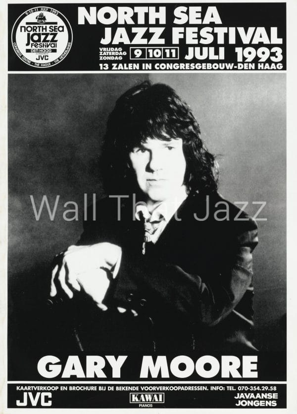 North Sea Jazz Artist Poster 1993 Gary Moore