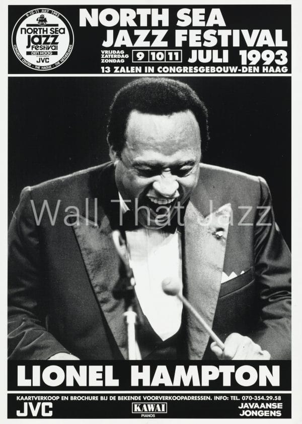 North Sea Jazz Artist Poster 1993 lionel Hampton