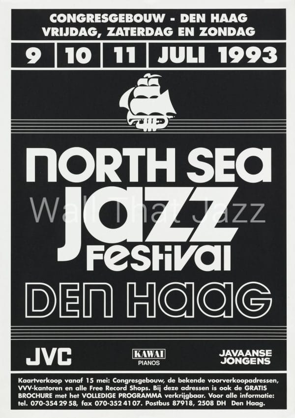 North Sea Jazz Artist Poster 1993 Logo