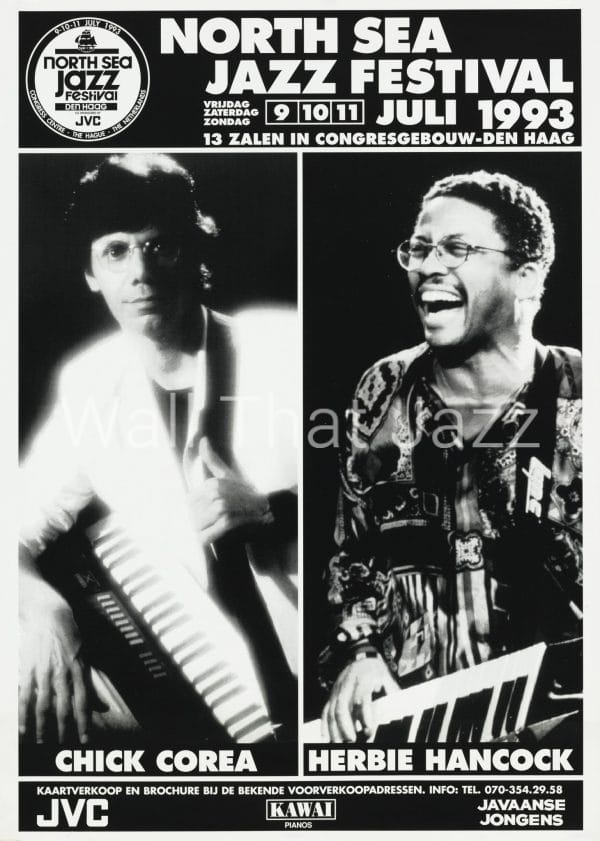 North Sea Jazz Artist Poster 1993 Mozaique Corea Hancock