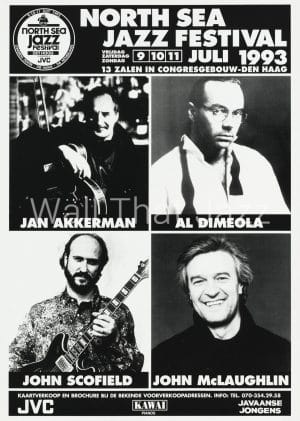 North Sea Jazz Artist Poster 1993 Mozaique Jan Akkerman