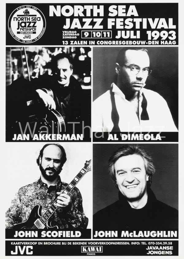 North Sea Jazz Artist Poster 1993 Mozaique Jan Akkerman