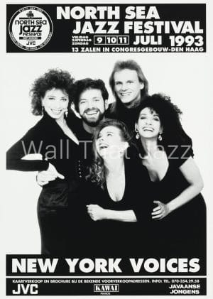 North Sea Jazz Artist Poster 1993 New York Voices