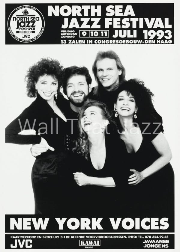 North Sea Jazz Artist Poster 1993 New York Voices