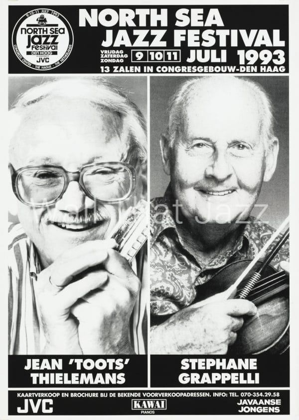 North Sea Jazz Artist Poster 1993 Mozaique Thielemans