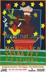 Original North sea Jazz Art poster 1996