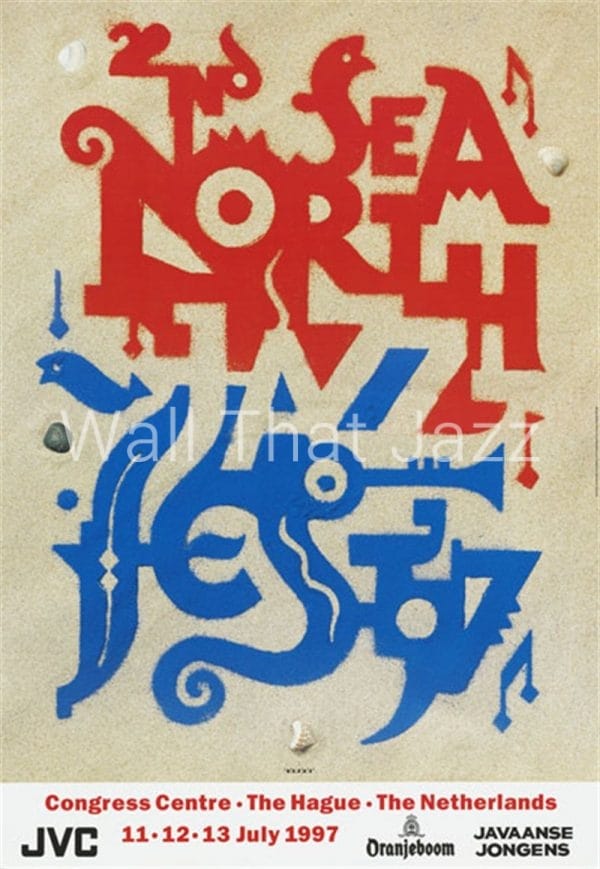 Original North sea Jazz festival Art poster 1997