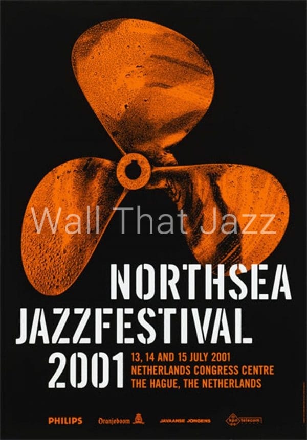 Original North sea Jazz Art poster 2001