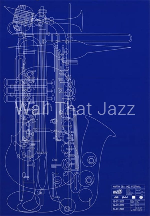 Original north sea Jazz Art poster 2007
