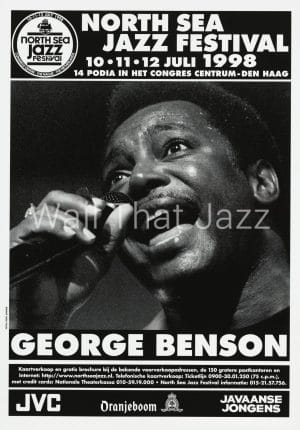 North Sea Jazz Artist poster 1998 George benson