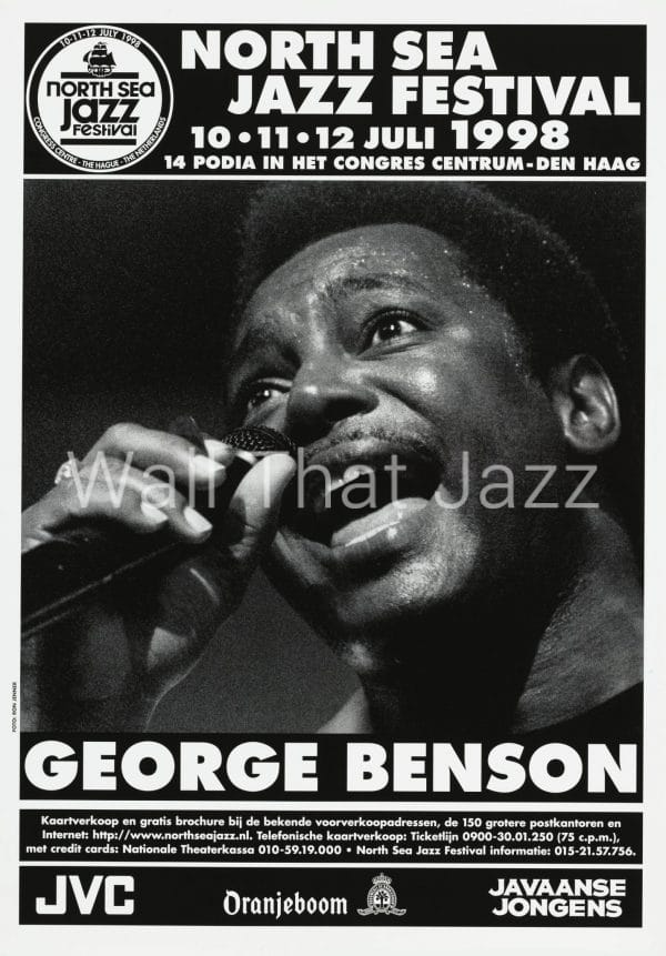 North Sea Jazz Artist poster 1998 George benson