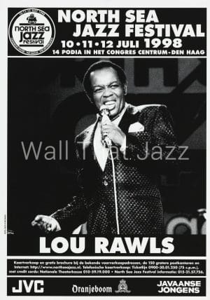 North sea Jazz Artist poster 1998 Lou Rawls