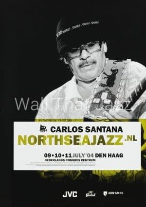 North sea Jazz Festival Artist poster 2004 Carlos Santana