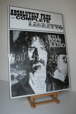 Laminage Poster Frank Zappa Kill Ugly Radio