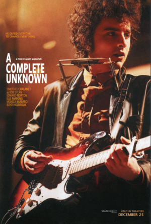 Laminage Film Poster Bob Dylan A complete unknown Guitar