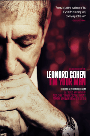 Laminage Film Poster Leonard Cohen I'm Your Man