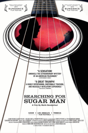 Laminage Film Poster Rodriguez Searching for Sugar Man Guitar