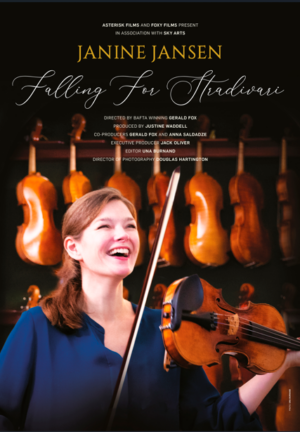 Laminage Film pOster Falling For Stradivari Janine Jansen