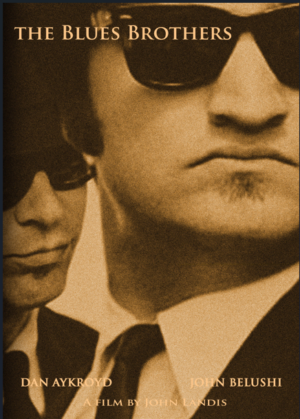 Laminage Film Poster The Blues Brothers CloseUp