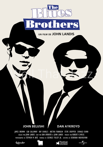 Laminage Film Poster the Blues Brothers Film